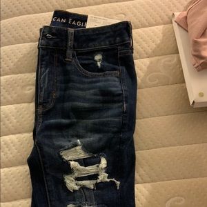 American Eagle High-Rise Ripped Jeggings